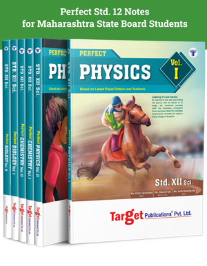 Std.12, Target - Perfect Notes Physics, Chemistry and Biology (PCB) Science Set
