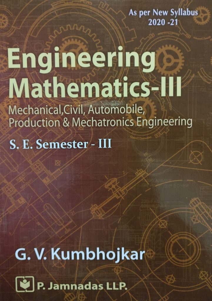 Kumbhojkar engineering mathematics 3 mu bookwalas