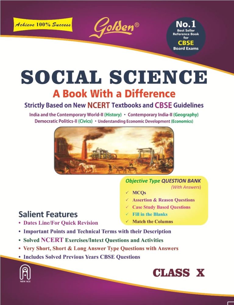 Golden Social Science A Book With a Difference Based on New NCERT