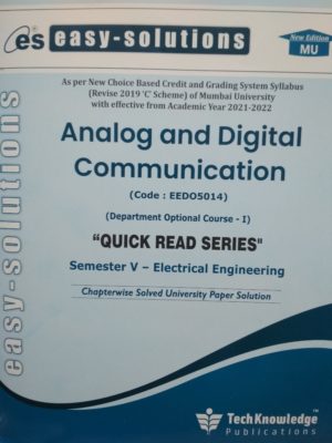 Easy Solutions - Analog and Digital Communication - MU
