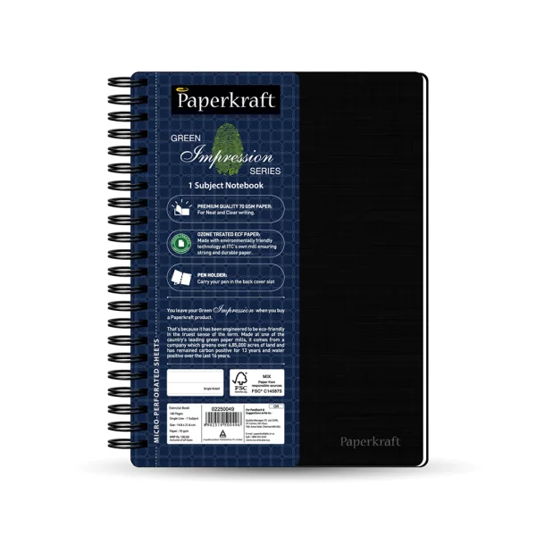 Paperkraft 1 Subject Notebook
