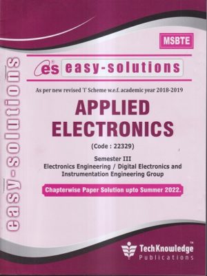 Easy Solutions – Applied Electronics – MSBTE