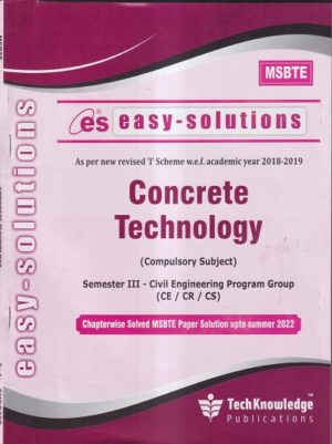 Easy Solution - Concrete Technology - MSBTE