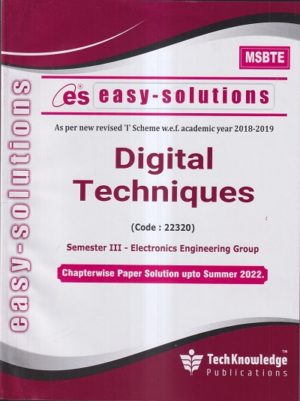 Easy Solutions – Digital Technique – MSBTE