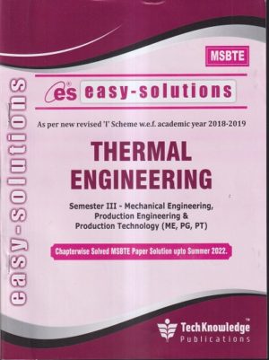 Easy Solutions – Thermal Engineering – MSBTE