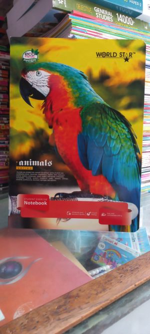 World Star A4 Notebook, 172 pages - Eco Friendly Paper, Pack of 4 books