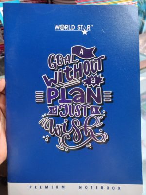 World Star A4 Notebook, 172 pages - Premium Notebook