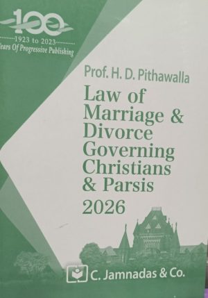 Law of Marriage And Divorce Governing Christians And Parsis